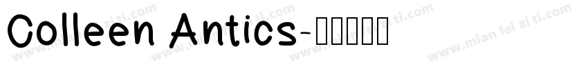 Colleen Antics字体转换